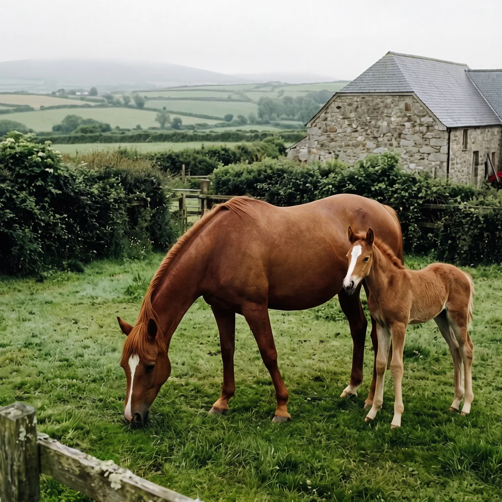 Élevage de chevaux au Les Ecuries du Claud Neuf, Augignac