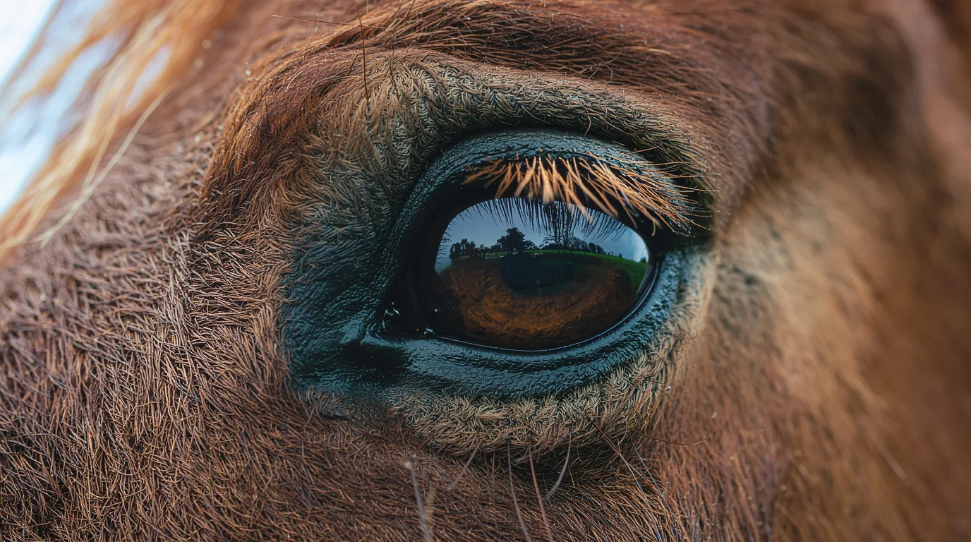 Un regard de cheval au Les Ecuries du Claud Neuf, Augignac